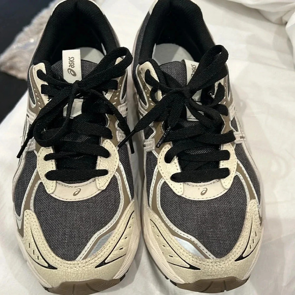 ASICS “imperfection” GT 2160 leather-trimmed, denim and rubber sneakers - Picture 4 of 5